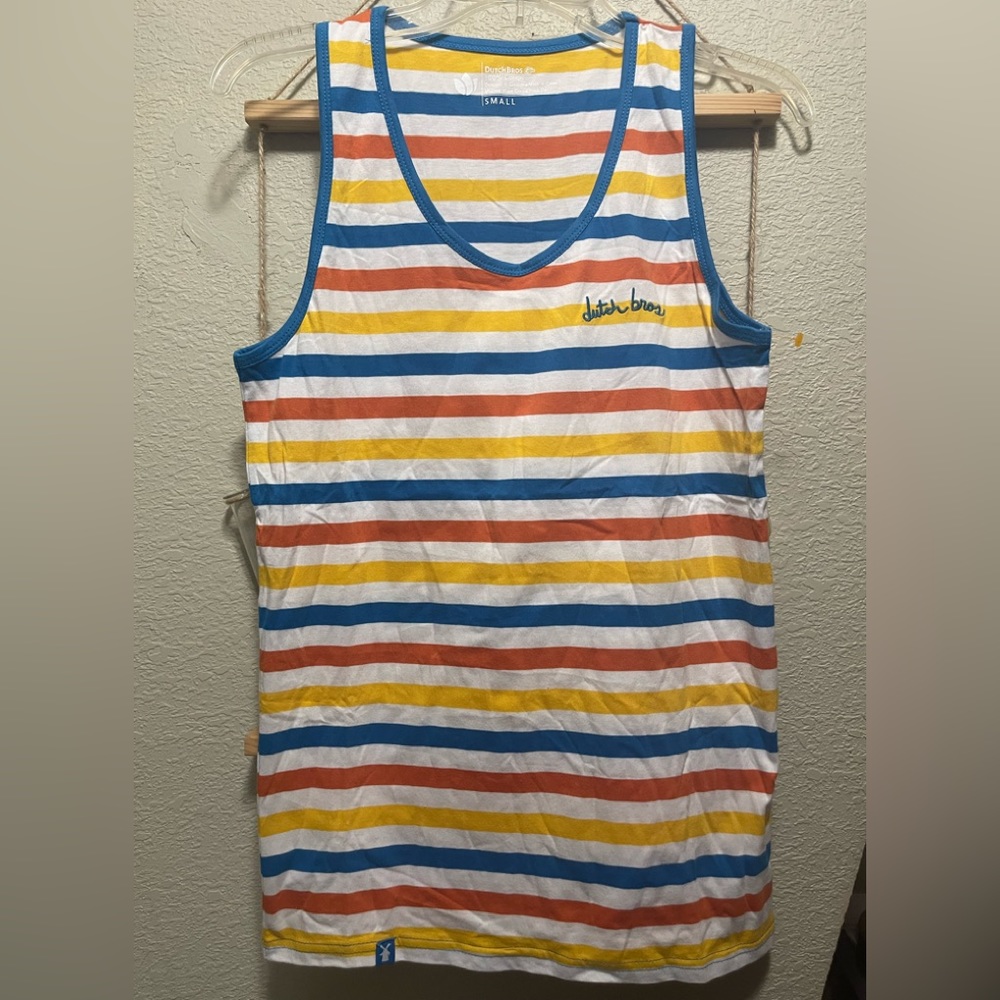 Dutch Bros stripped tank in new condition